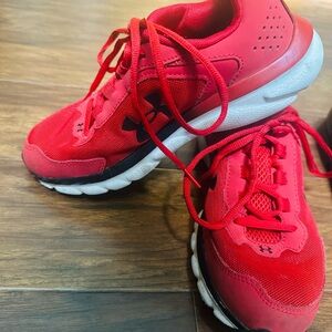 Under Armour Red Athletic Shoes